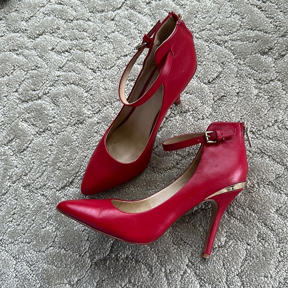 Aldo Red Heels 👠 Women’s Size 7.5